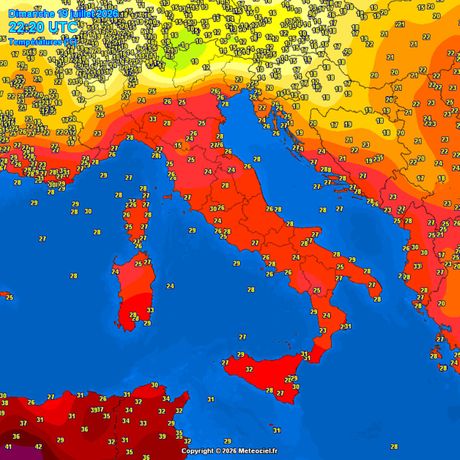 Trenutne temperature vazduha