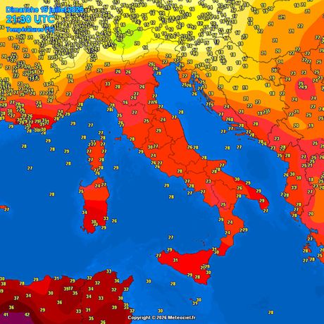 Trenutne temperature vazduha