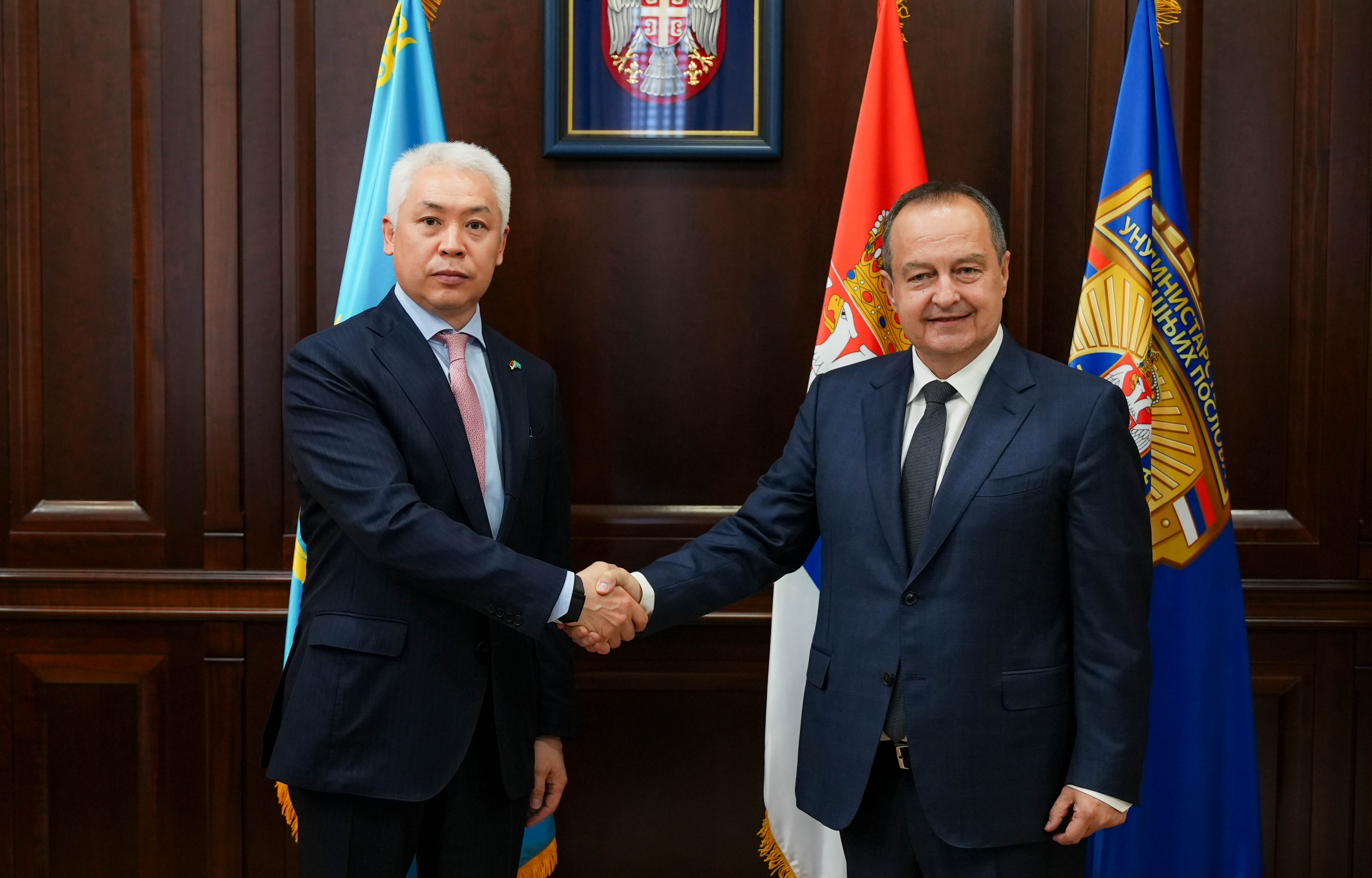 Dačić i ambasador Kazahstana razgovarali o unapređenju saradnje dve zemlje