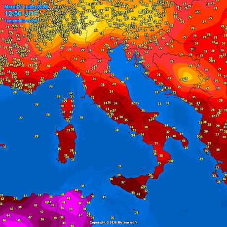 Trenutne temperature vazduha