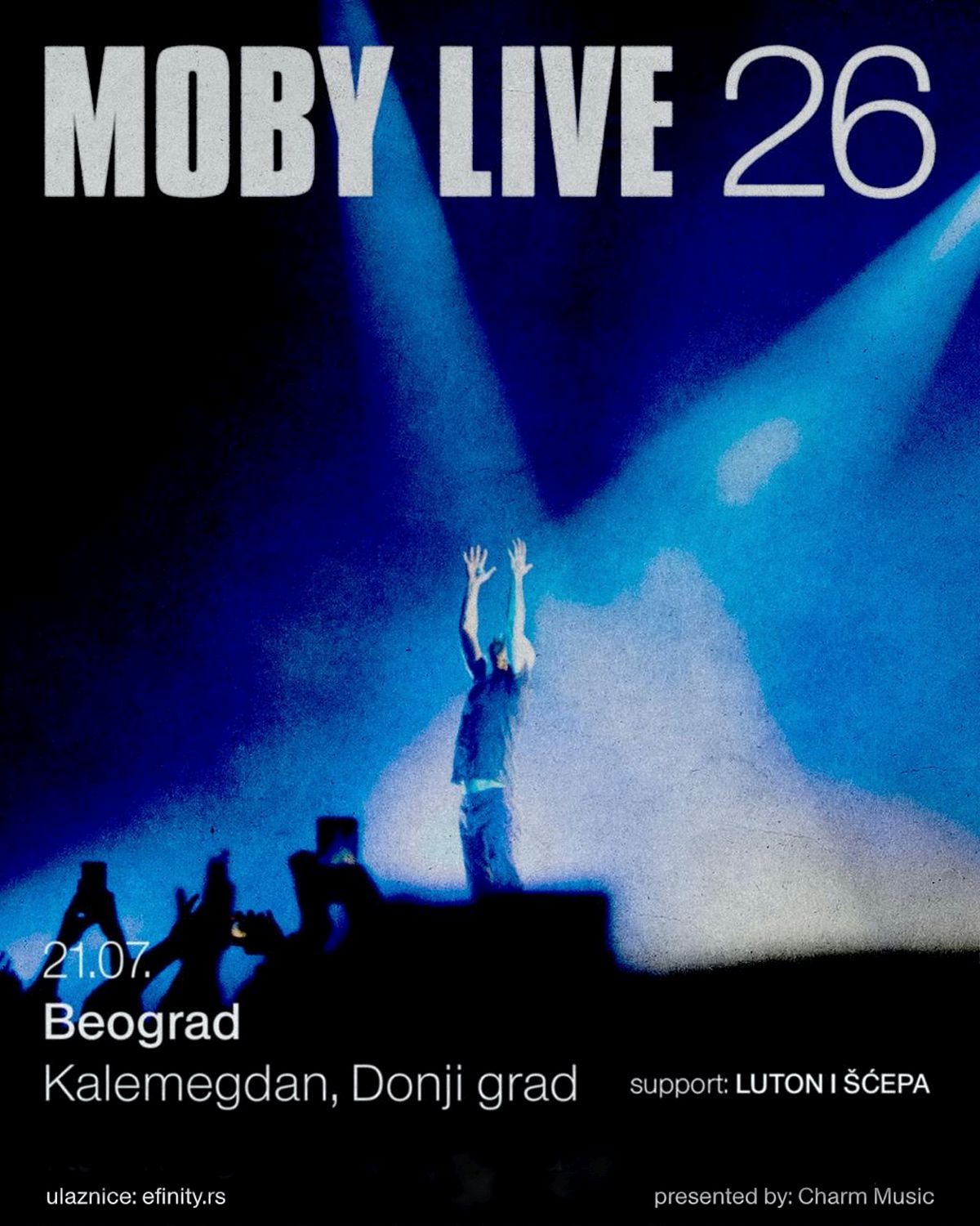 Moby večeras na Kalemegdanu: Nova satnica i važne informacije za publiku