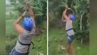 TURISTA PAO SA 12 METARA VISINE! Adrenalinska vožnja se pretvorila u horor: Kamera sve snimila