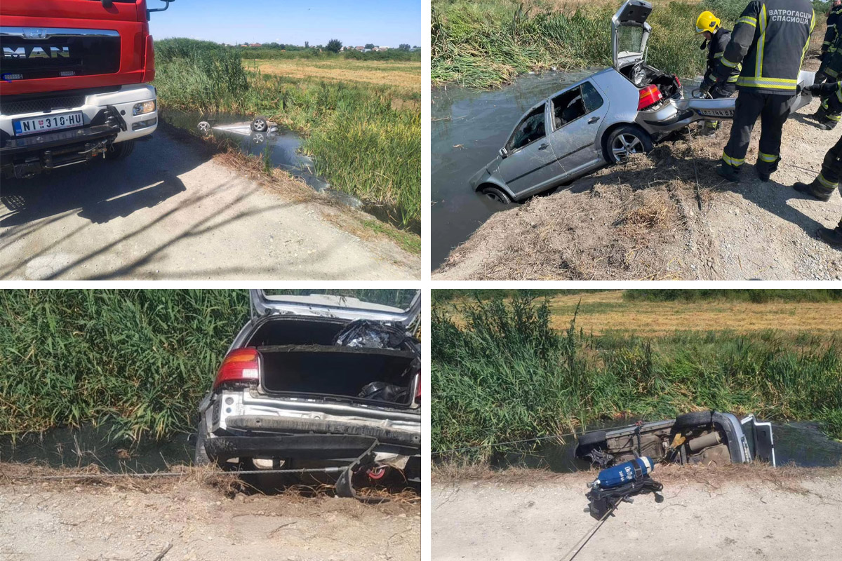 U potopljenom "golfu" stradali Robert i Kristina: Identifikovane žrtve tragedije na Klisi, kod Novog Sada