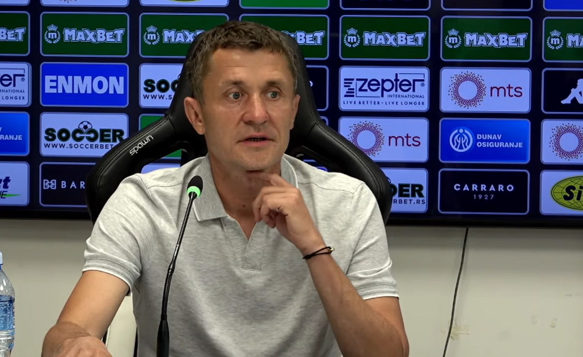 Saša Ilić pred utakmicu sa Mačvom: "Ja ne znam kako vam delujem, ali najbolje smo izgledali..."