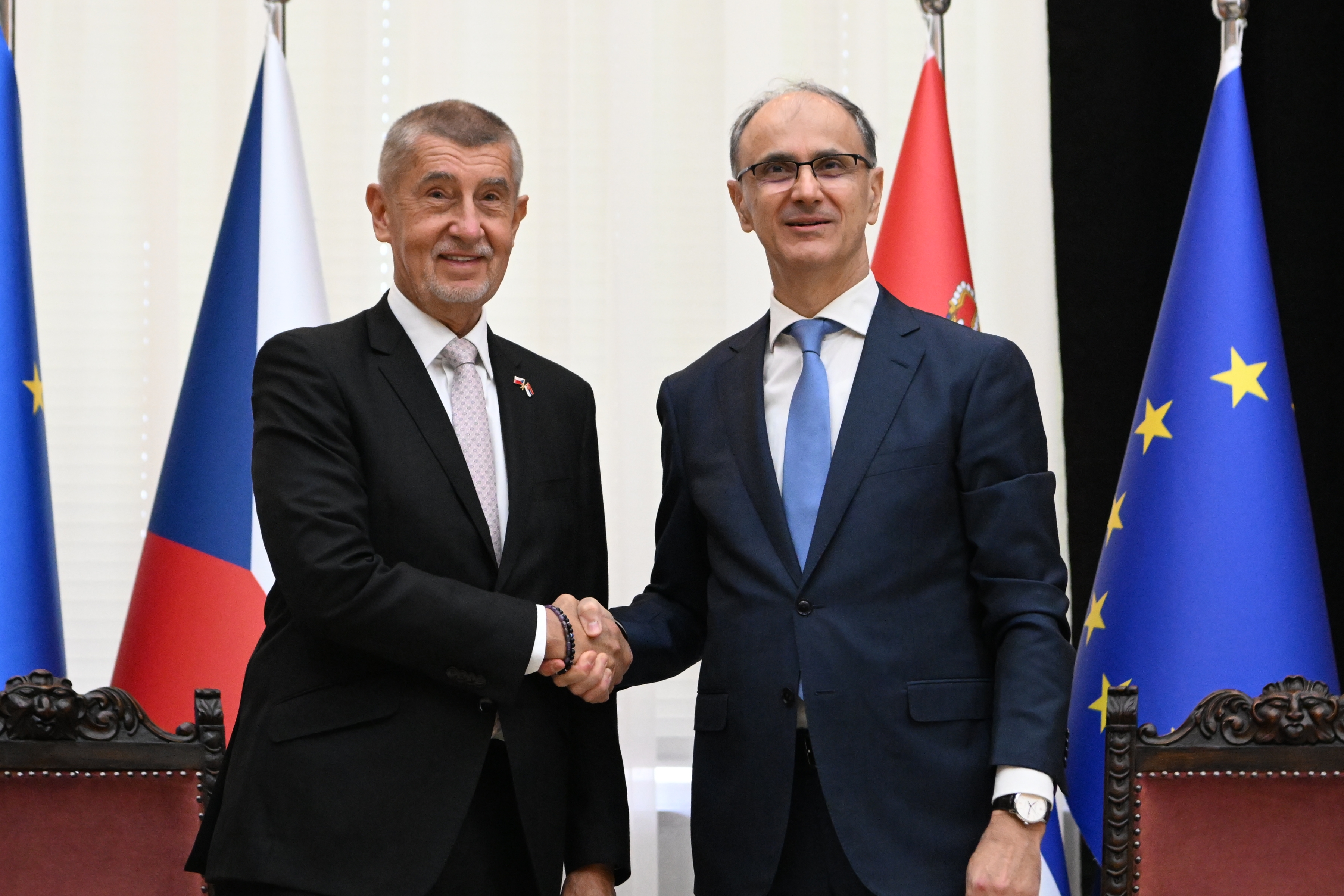 PM Macut meets Czech counterpart Babis: EU membership remains Serbia's strategic commitment