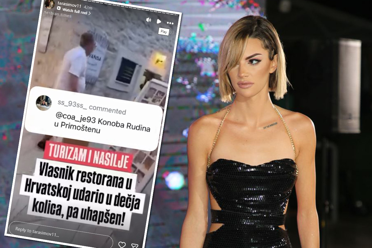 Tara Simov podelila snimak jezivog napada u Hrvatskoj: Vlasnik restorana udario kolica za bebe!