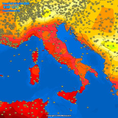 Trenutne temperature vazduha