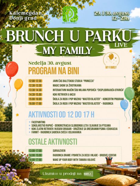 Brunch u parku