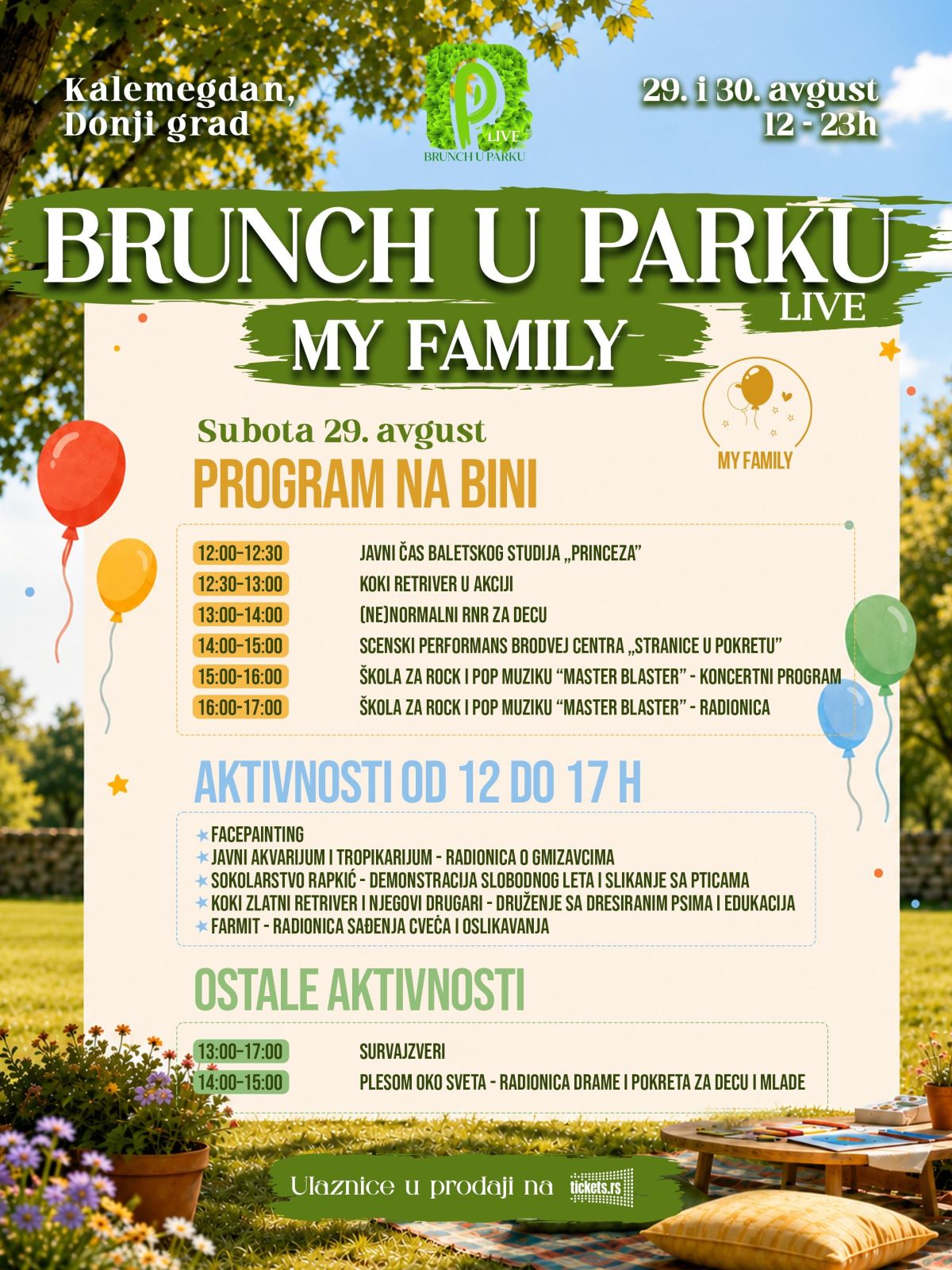 Brunch u parku nudi najveću avanturu za najmlađe ovog leta