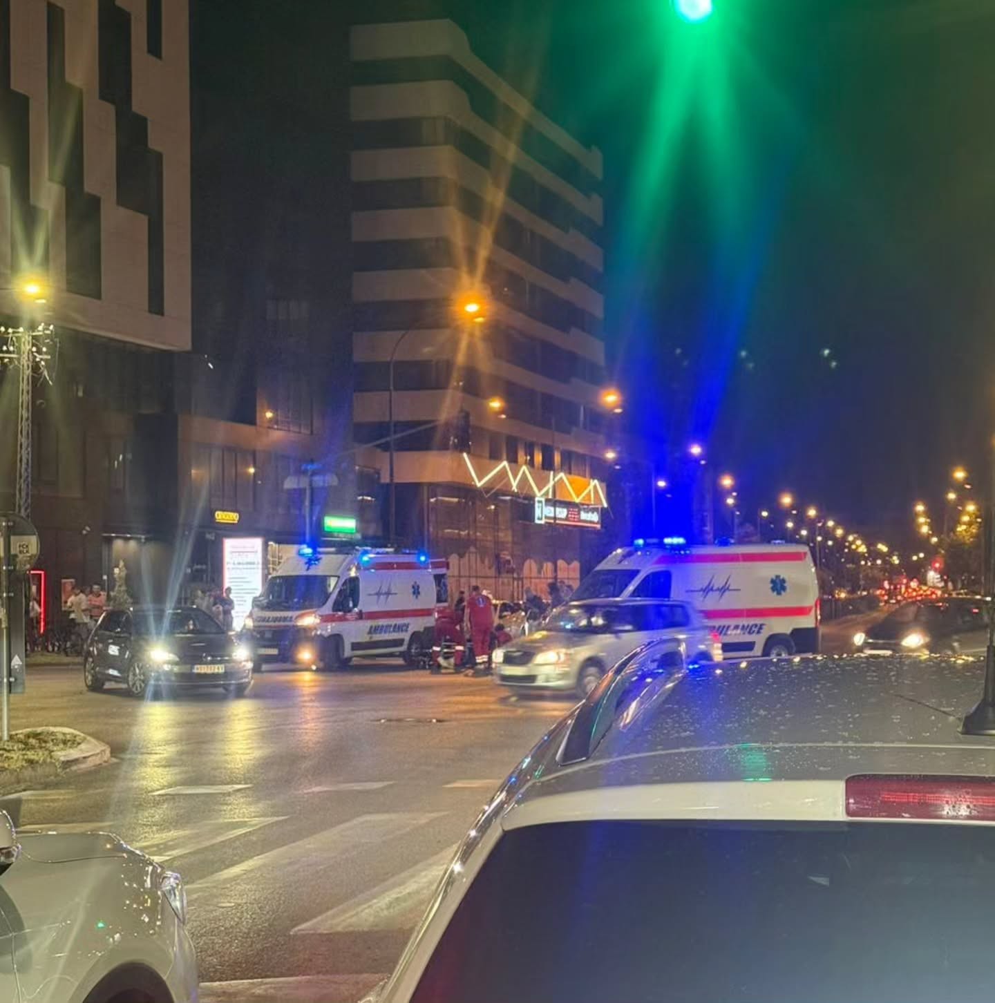 Težak udes u Novom Sadu: Oboren motociklista