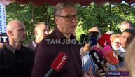 Vučić na velikom narodnom veselju u užičkom selu Drežnik