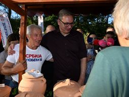 Drežnik kod Užica građani, Aleksandar Vučić