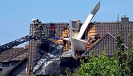 Avion pao na kuću u Nemačkoj, ima mrtvih: Slika s lica mesta