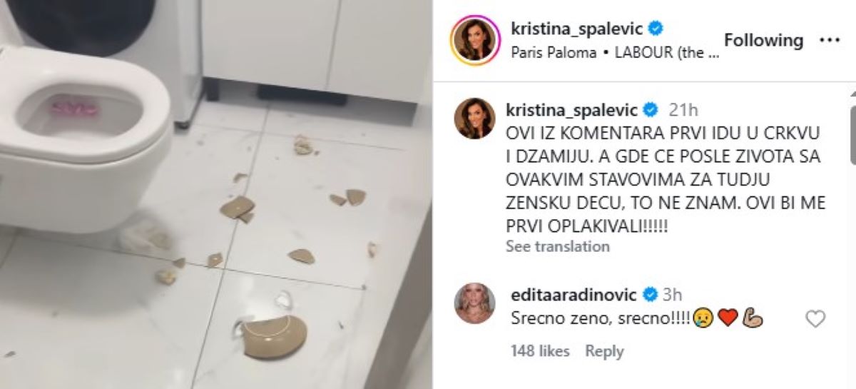 "Da se stane na put monstrumu" Tijane Ajfon u jeku drame Kristine i Golubovića! Oglasila se i Edita Aradinović