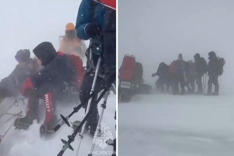 Elbrus, pokušaj izvlačenja tela stradalih planinara iz BiH