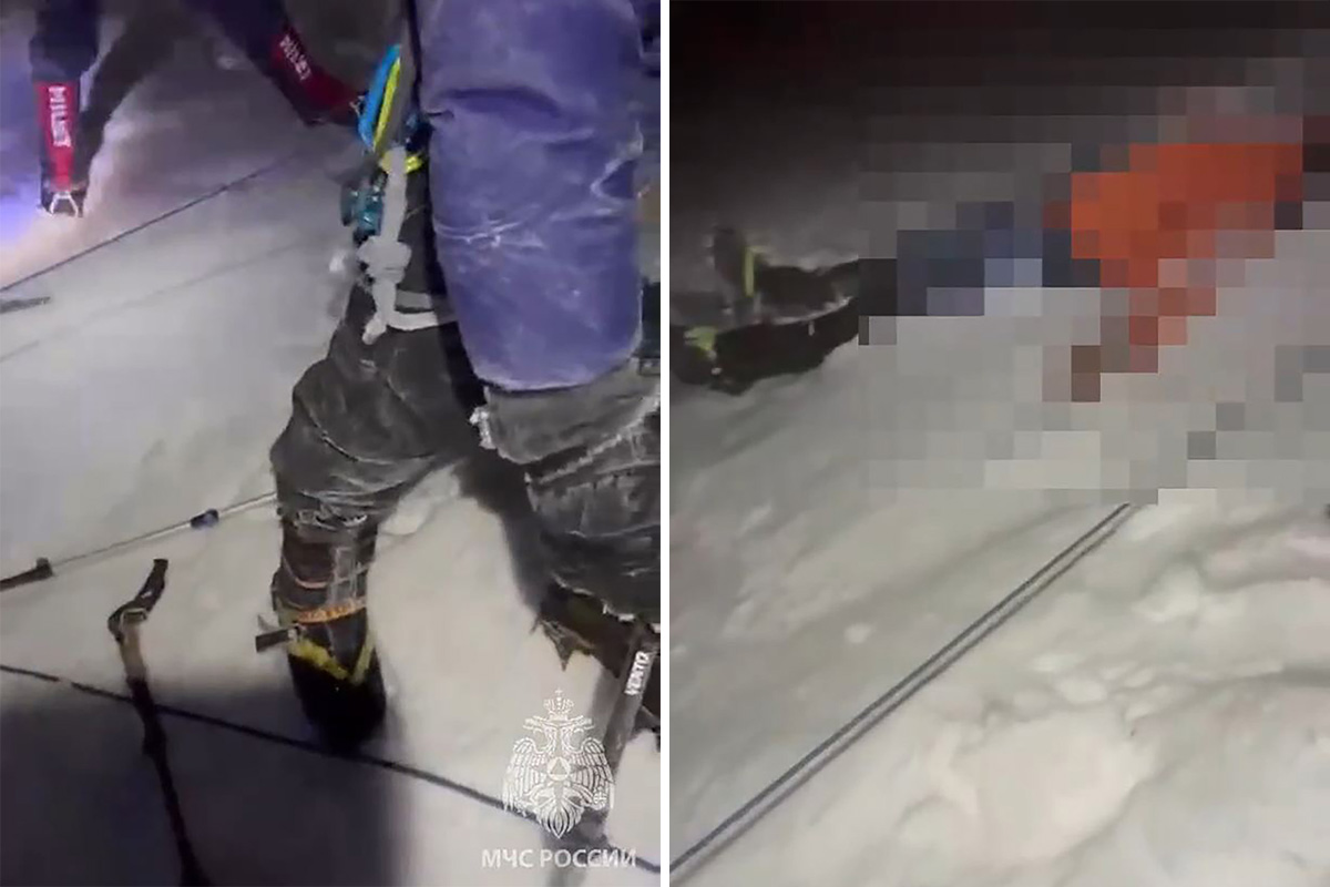 Objavljen snimak sa Elbrusa: Tela alpinista iz BiH i dalje zarobljena na planini, spasioci ne mogu do njih