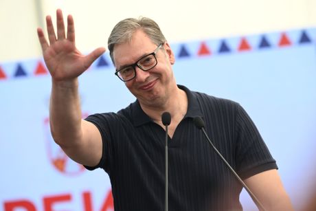 Skup u Bogatiću, Aleksandar Vučić
