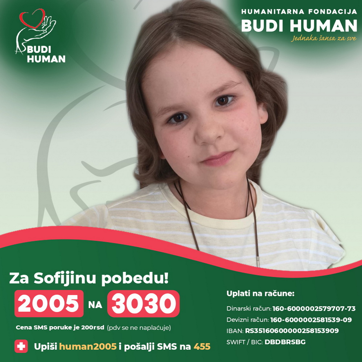 SOFIJA IDE NA LEČENJE! Za 48 sati prikupljeno 250.000 evra: "Srbija je 2 dana disala humanošću i ljubavlju"
