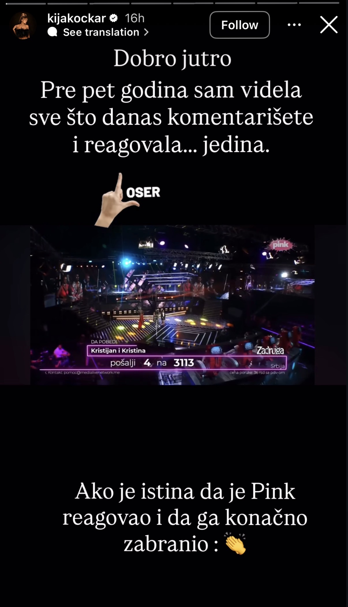 Kija Kockar objavila video kao dokaz, urnisala Kristijana: "Pre 5 godina sam videla... ako je Pink reagovao..."
