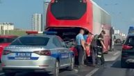 Izgoreo autobus na Gazeli: Vatra kuljala iz vozila, stigle sve nadležne službe