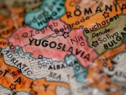 Yugoslavia Jugoslavija mapa