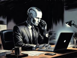 Biznismen robot