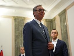 Dejna Vajt i Aleksandar Vučić