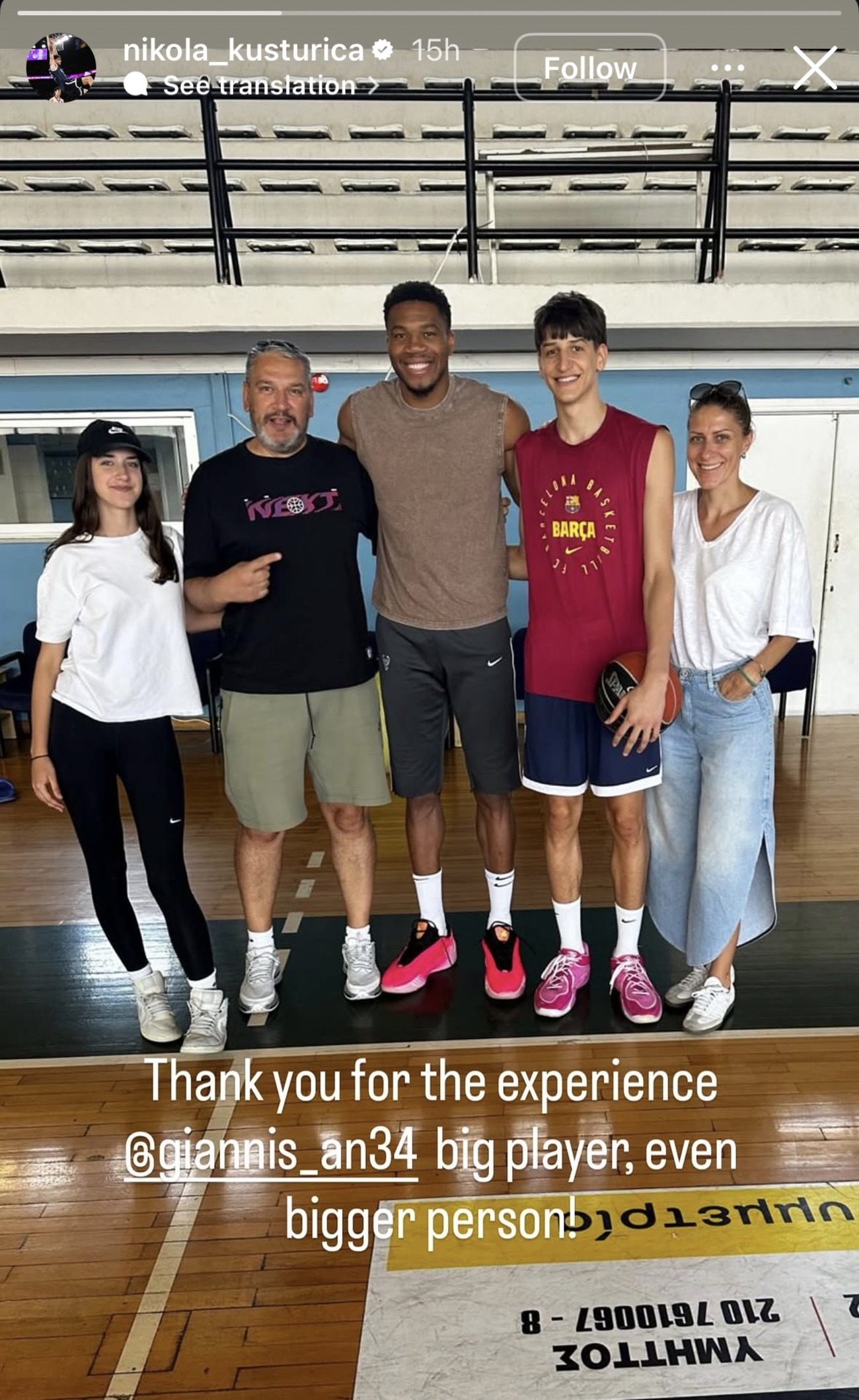 Veliki srpski košarkaški talenat u društvu NBA zvezde, Kusturica oduševio celu naciju, pa objavio sliku života