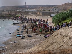 Seuta, migranti