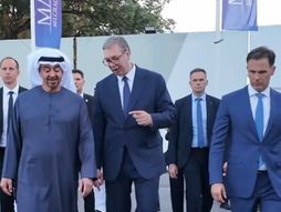 Aleksandar Vučić Siniša Mali šeik Mohamed bin Zajedu Al Nahjan EXPO
