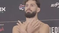 Sramno! Albanac izašao na vagu pred UFC spektakl, pa usred Beograda pokazao "albanskog orla"!