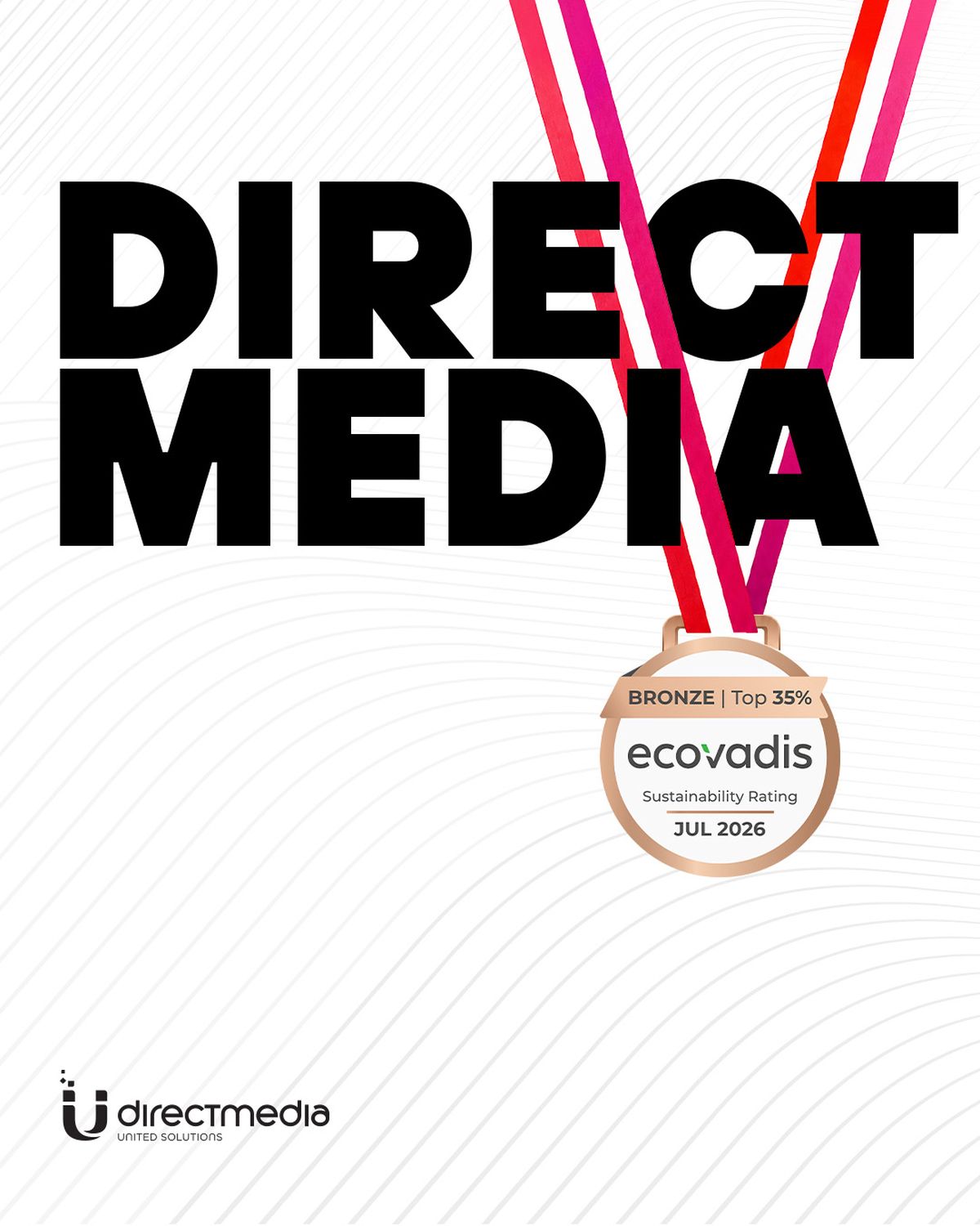 Direct Media među 35% najbolje ocenjenih kompanija u svetu prema EcoVadis proceni održivosti