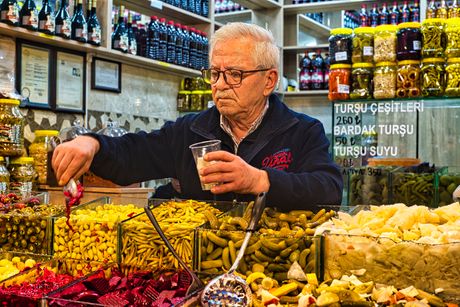 Turska, Istanbul, prodavac
