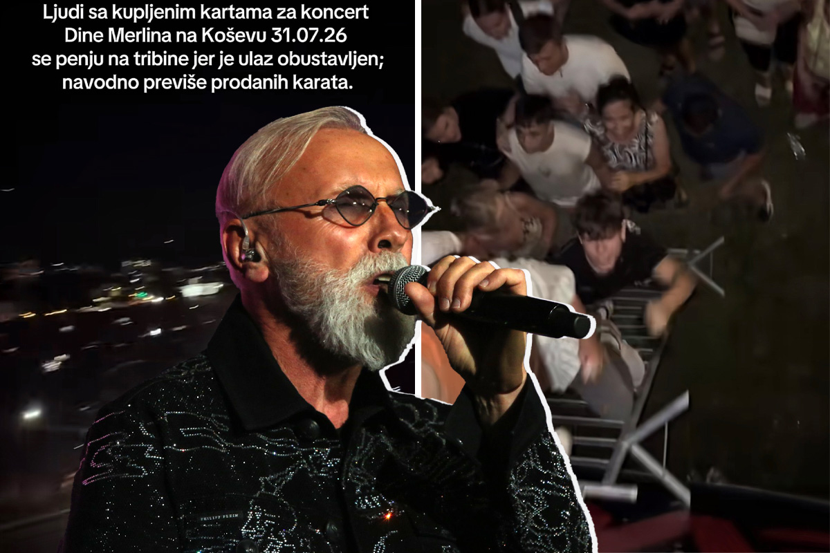 Dramatični snimak sa Koševa: Devojka rizikovala život, pa preskočila ogradu: Haos razbesneo region
