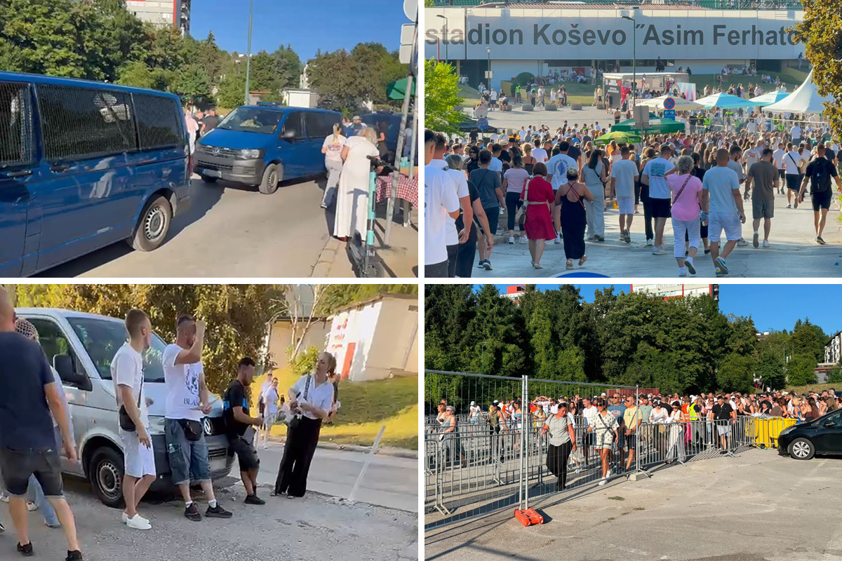 Evo šta smo zatekli ispred Koševa! Tapkaroši na svakom ćošku, stigla vojska, a evo koliko košta VODA