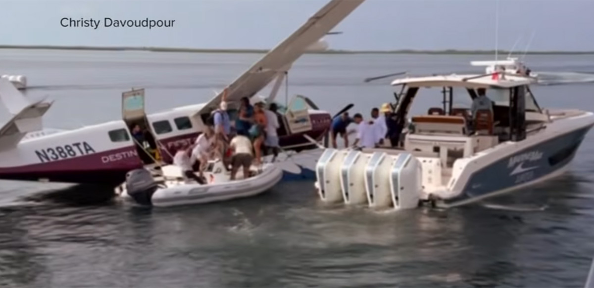 Avion s Amerikancima srušio se na Bahamima, putnici snimili udar: "Samo smo čuli 'bum' i udarili"