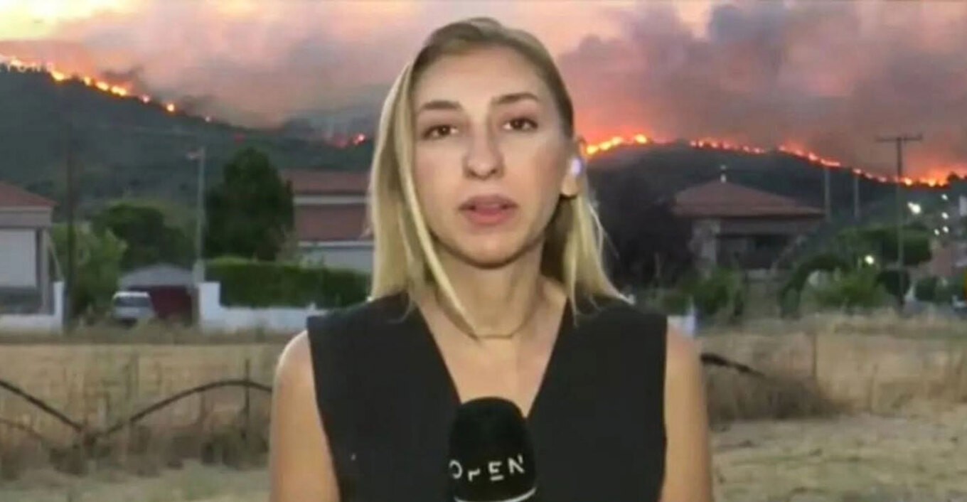 Svi pljuju novinarku Mariju! Smejala se u programu uživo dok bukte požari, oduševiće vas reakcija vatrogasaca