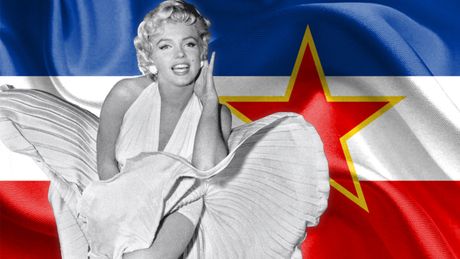 Merilin Monro i zastava SFR Jugoslavije