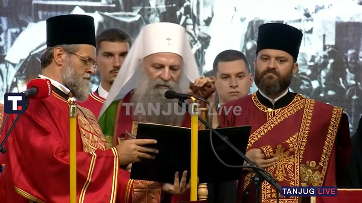 Patrijarh Porfirije: Večeras nas je sabrala ljubav prema našim mučenicima