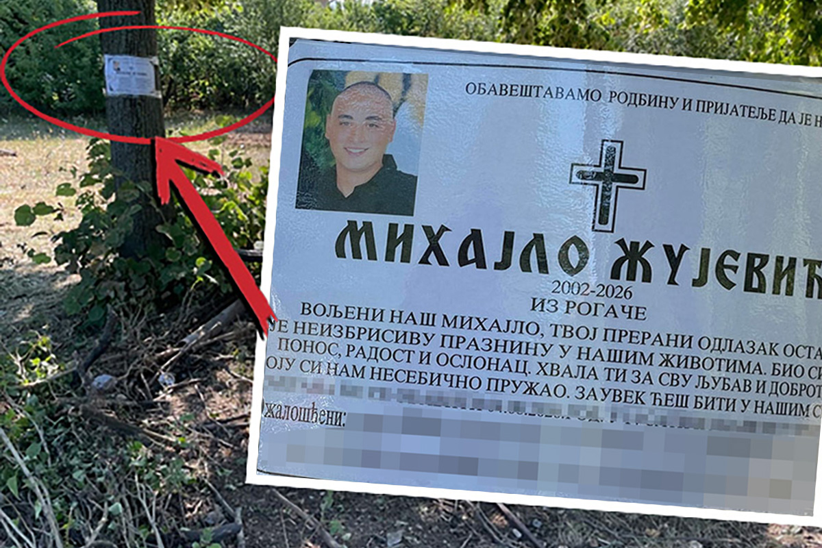 "BIO SI NAŠ PONOS I RADOST": Mihajlo (22) se sahranjuje danas na Blagu Mariju, reči sa umrlice kidaju dušu!