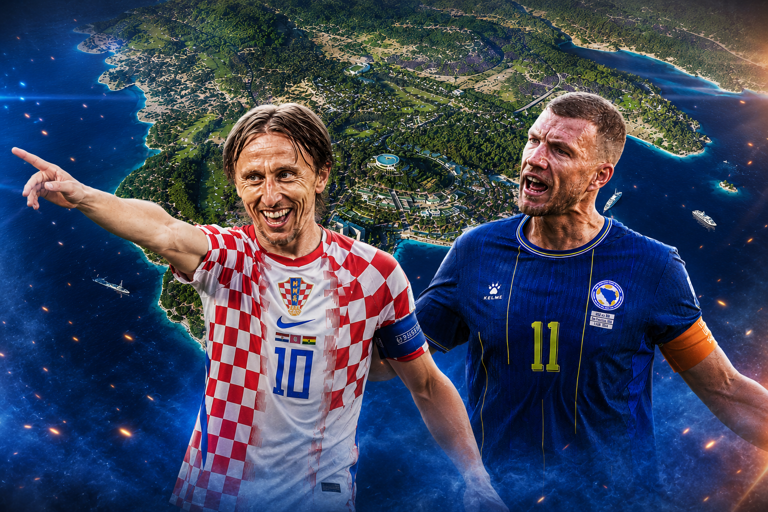 Luka Modrić i Edin Džeko prave "novi grad" na obali Jadranskog mora, vredi skoro milijardu evra