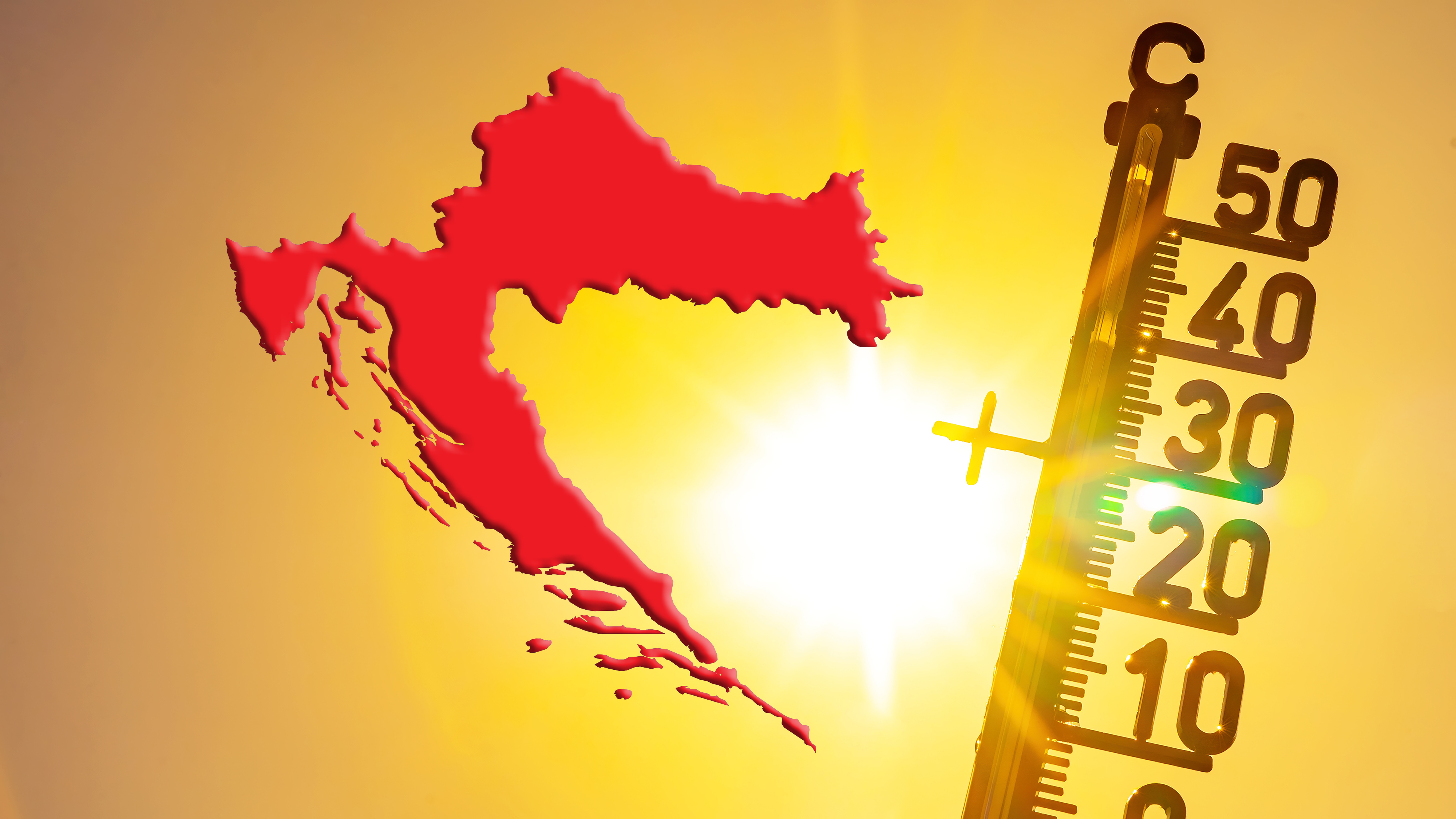 Alarm zbog ekstremne vrućine: Hrvatska se prži, temperature blizu 40 stepeni!