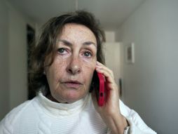 telefon, žena, razgovor, razgovor na telefon