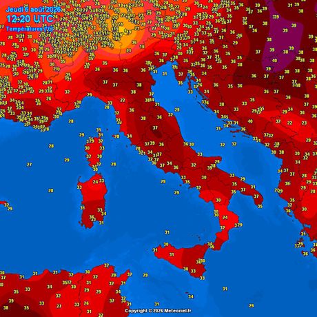 Trenutne temperature vazduha