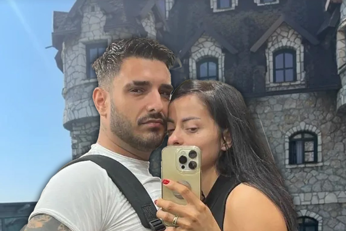 Luksuz na sve strane! Kaća i Darko Lazić uživaju u dvorcu, a ispred ogroman bazen: Prizor ostavlja bez daha