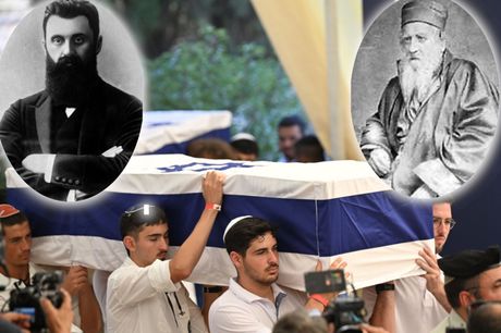 Teodor Hercl i Jehuda Alkalaj