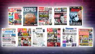 NASLOVNE STRANE SUTRAŠNJIH NOVINA: Prelistavanje štampe za petak, 7. avgust 2026. godine