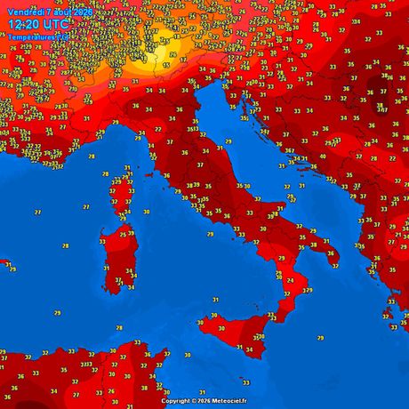 Trenutne temperature vazduha