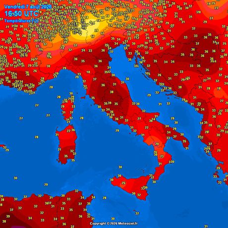 Trenutne temperature vazduha