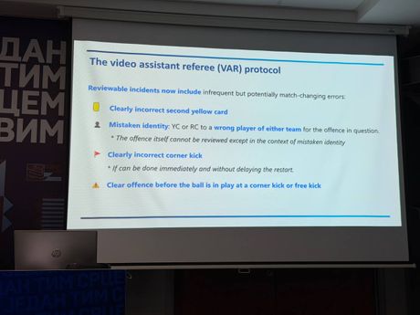 Pravila, UEFA VAR